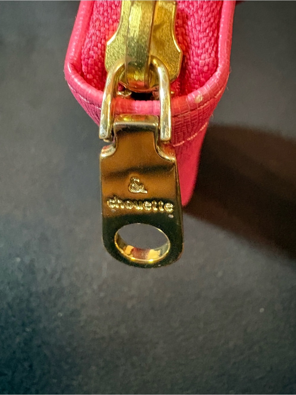 & chouette by Samantha Thavasa Pink Saffiano Leather Bow Zip-Around Long Wallet - Picture 7 of 12